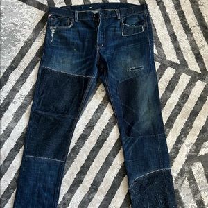Ralph Lauren Denim & Distress Patch Men Jeans